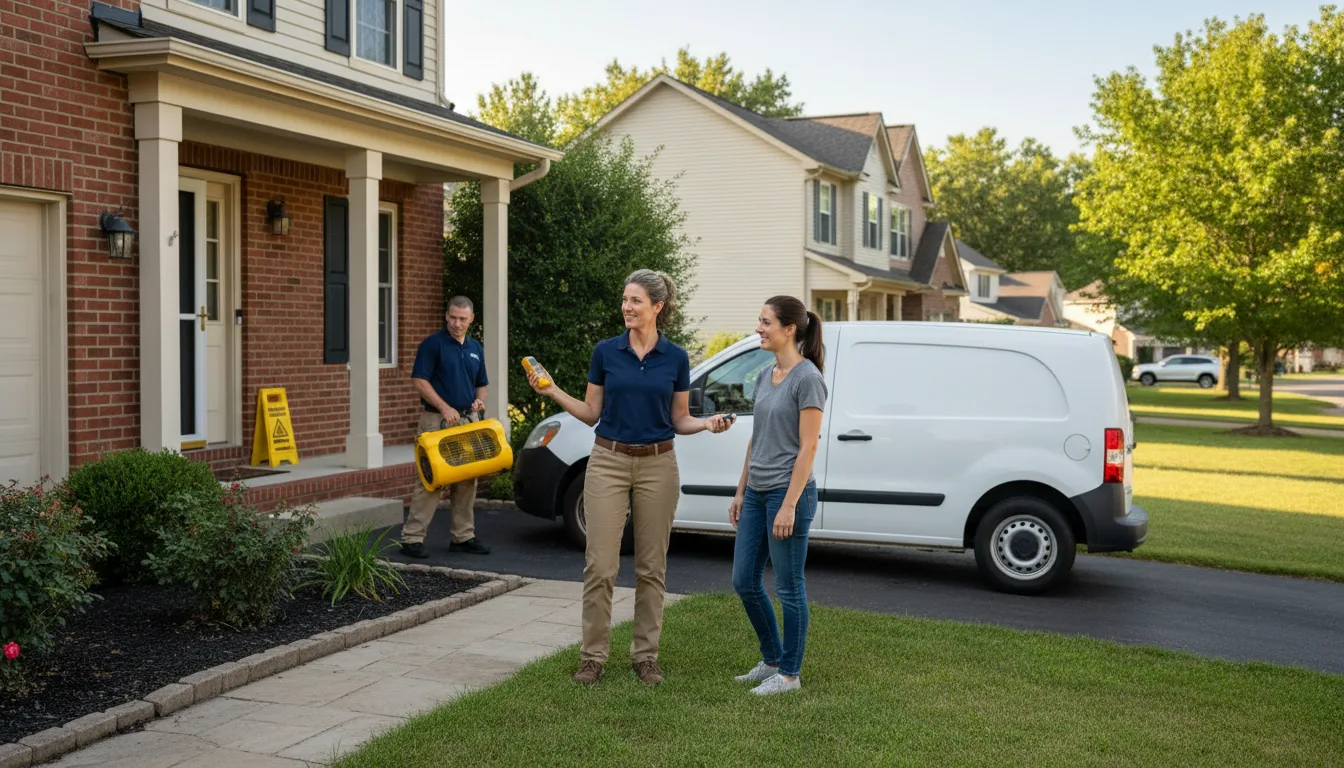 Residential water damage restoration in Dairy, OR